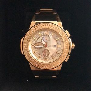 Mens JBW gold watch